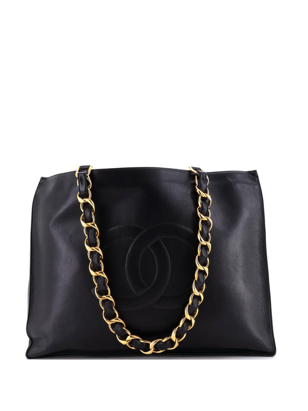 Chanel Vintage Cc Chain Tote Lambskin #371177C38B